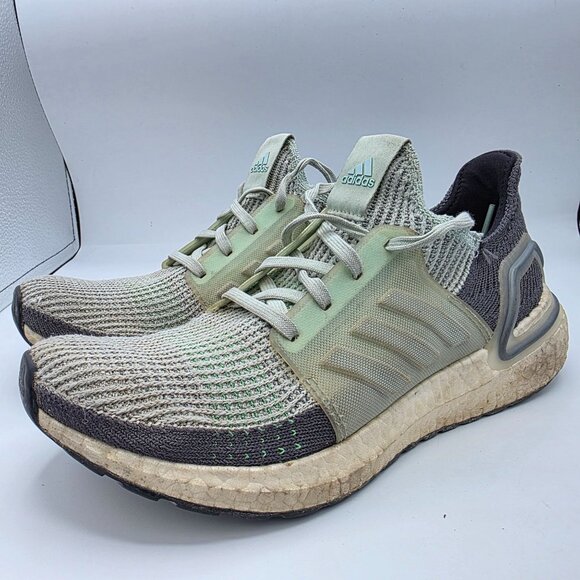 Adidas UltraBoost 19 Ice Mint Womens Size 8 Green Athletic Shoes Running Walking - Picture 4 of 13